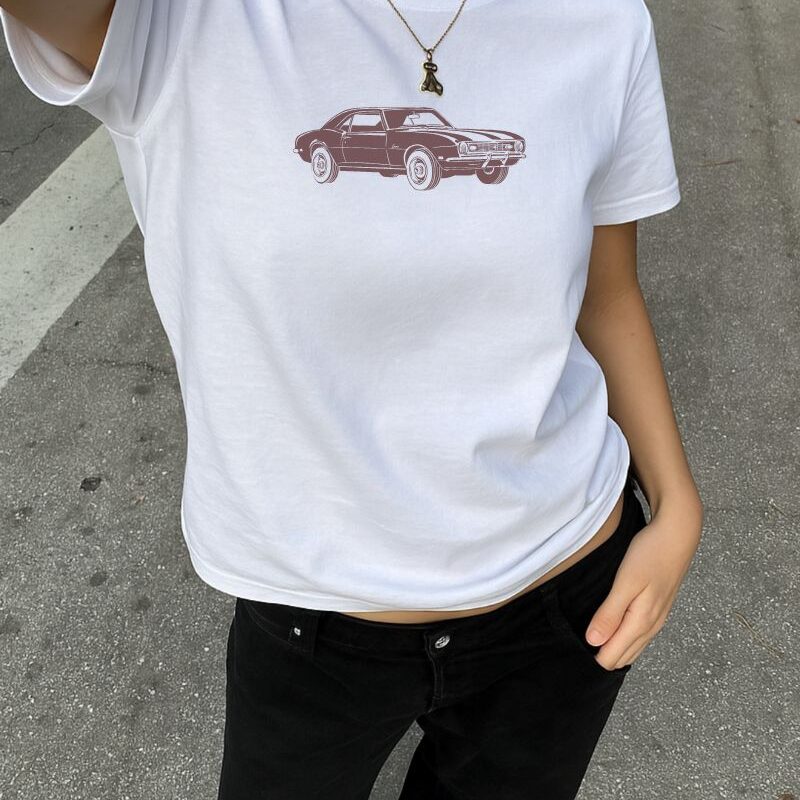 boho moto aesthetic baby tee