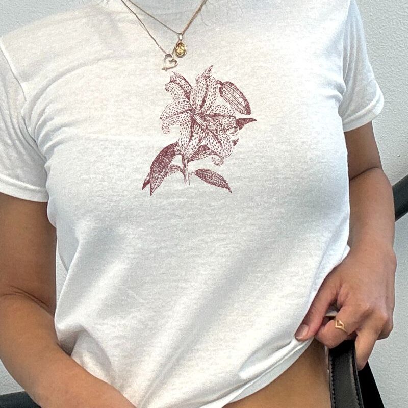 tiger lily baby tee